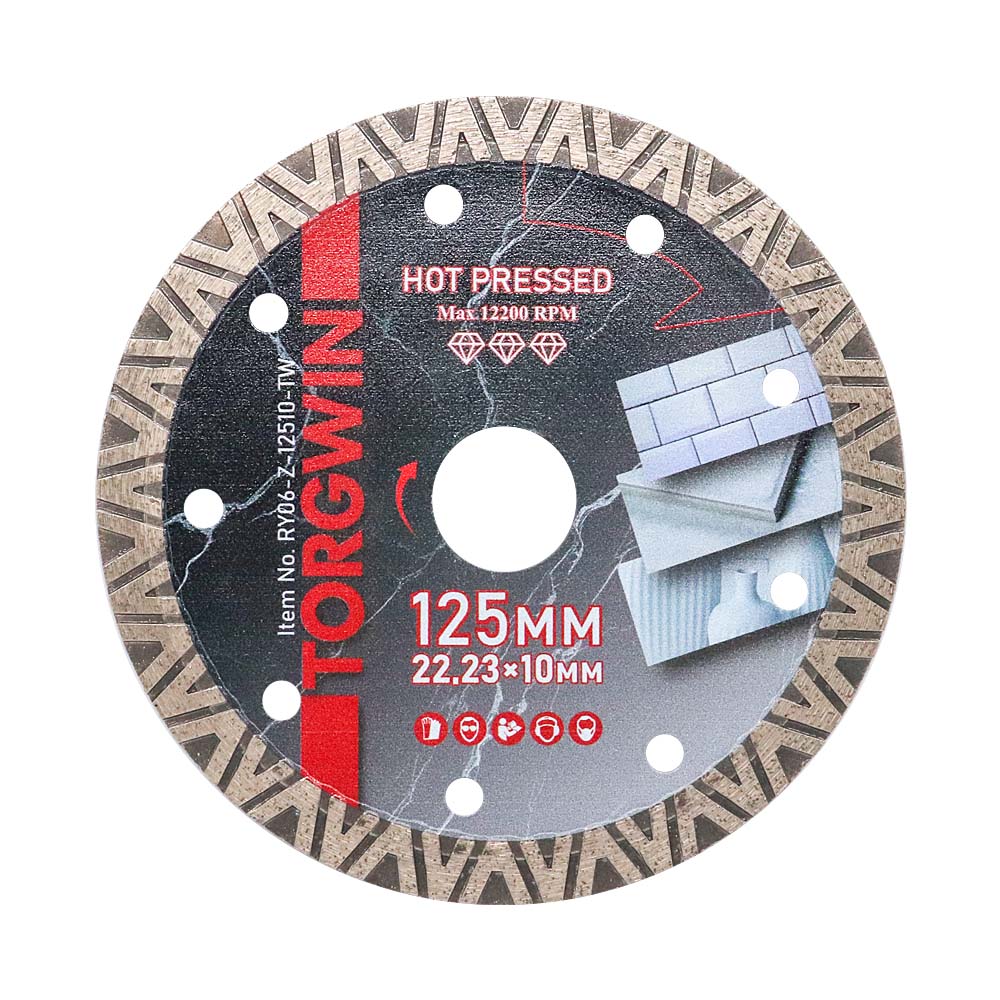 Het pressad v-formad diamant såg Blade Pro